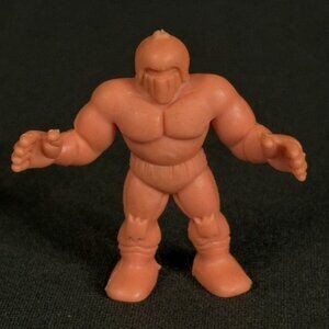 Vintage M.U.S.C.L.E. Kinnikuman #14 Robin Mask, Flesh/Pink, 1980s Action Figure
